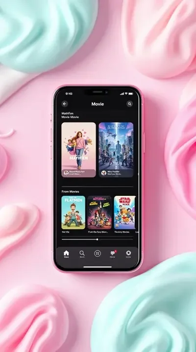八度影院 APP 界面预览
